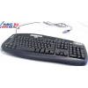 Кл-ра Microsoft Digital Media Keyboard ver.1.0a <Black> Ergo <USB&PS/2> 105КЛ+15КЛ М/Мед+Zoom Slider<DB8-00012>