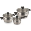 Набор посуды Rondell RDS-825 Dominant [кастрюля: 5,7 л, 3,3 л, ковш: 1,7 л, нержавеющая сталь, индукция]