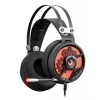 Наушники A4Tech Bloody M660 [охватывающие, закрытые, 20-20000 Гц, микр, рег громкости, каб. 2м, разъем 2x3.5 мм черн-кр]