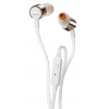 Наушники JBL T210 [вставные (затычки), закрытые, 20-20000 Гц, микр., каб. 1.2, разъем 3,5мм, золотистые]