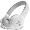Наушники беспроводные JBL E45BT [накладные, закрытые, 20-20000 Гц, микр., рег.гром., BT, каб. 1,3м, разъем 3.5мм,белые]