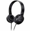 Наушники Panasonic RP-HF300GC-K [Накладные, открытые, 10-25000 Гц. каб. 1.2м, разъем 3.5мм, черный]