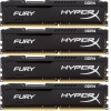 Память DIMM DDR4 4096MBx4 PC21300 2666MHz Kingston HyperX Fury Black CL15 [HX426C15FBK4/16]