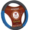 Оплетка руля Autoprofi LUXURY (AP-1030) [PU кожа/Размер: M/(Черный/Синий)]