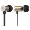 Гарнитура вкладыши Oklick HS-S-410 1.2м золотистый проводные (в ушной раковине) (С6)