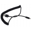 Кабель microUSB Interstep (витой, 2м, черный)