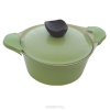 Кастрюля Frybest GRCY-C20 Ever Green [объем: 2,4 л, диаметр: 20 см, литой алюминий, керамическое покрытие]
