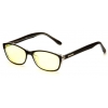 Очки компьютерные SP Glasses AF017 Comfort [жёлтая линза, цвет оправы черно-прозрачный]