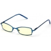 Очки компьютерные SP Glasses AF019 Premium [жёлтая линза, цвет оправы синий]