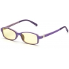 Очки компьютерные SP Glasses AF050 Premium (Для детей) [жёлтая линза, цвет оправы светло-сирен]
