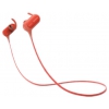 Наушники беспроводные Sony MDR-XB50BS [вставные (затычки) , 4-24000 Гц,  рег,BT,NFC, красные]