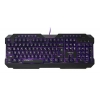 Клавиатура проводная Qumo Dragon War Fallen K02, мультимедиа, подсветка, USB