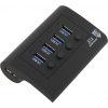 JETACCESS <JA-UH34 Black> USB3.0  Hub 4-port