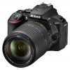 Зеркальный Фотоаппарат Nikon D5600 черный 24.2Mpix 18-140 VR AF-S 3" 1080p Full HD SDXC Li-ion (VBA500K002)