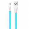 Кабель microUSB Remax Alien Micro-USB (плоский, 1м, синий) [USBRC-030m]