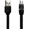 Кабель microUSB Remax Breathe Micro-USB (плоский, 1м, чёрный) [USBRC-029m]