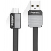 Кабель microUSB Remax Cable for Micro (плоский, 1м, чёрный) [RC-044m]