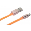 Кабель microUSB Remax Colourful Cable Micro-USB (плоский, 1м, оранжевый)
