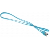 Кабель microUSB Remax Colourful Cable Micro-USB (плоский, 1м, синий)