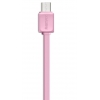 Кабель microUSB Remax Fast Data Micro-USB (плоский, 1м, розовый)