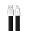 Кабель microUSB Remax Full Speed 2 Micro-USB (плоский, 1м, черный) [RC-011m]