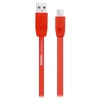 Кабель microUSB Remax Full Speed Micro-USB (плоский, 1м, красный)