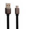 Кабель microUSB Remax Kingkong Cable Micro-USB (плоский, 1м, чёрный)
