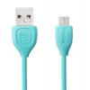 Кабель microUSB Remax Lesu Micro-USB (круглый, 1м, синий) [RC-050m]