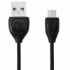 Кабель microUSB Remax Lesu Micro-USB (круглый, 1м, чёрный) [RC-050m]