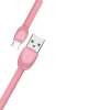 Кабель microUSB Remax Shell Cable micro (плоский, 1м, розовый) [ RC-040m]
