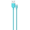 Кабель microUSB Remax Souffle Micro-USB (круглый, 1м, синий)