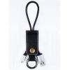Кабель microUSB Remax Western Micro (брелок, 12см, чёрный) [RC-034m ]