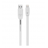 Кабель microUSB/Apple 8 pin Remax Elegant 2 in 1 (плоский, 1м, белый) [RC-033t ]