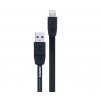 Кабель microUSB/Apple 8 pin Remax Elegant 2 in 1 (плоский, 1м, чёрный) [RC-033t ]