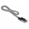 Кабель microUSB/Apple 8 pin Remax Shadow Cable 2 in 1 (плоский, 1м, серый) [RC-026t]