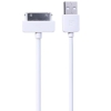 Кабель для Apple 30 pin Remax Light Cable For iPhone 4 (круглый, 1м, белый)
