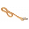 Кабель USB-C Remax Cable for Type C (плоский, 1м, золотой) [RC-044a]