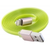 Кабель для Apple 8 pin Remax Colourful Cable Lightning (плоский, 1м, зеленый)