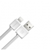 Кабель для Apple 8 pin Remax Fast Data Lightning (плоский, 1м, белый)