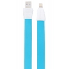Кабель для Apple 8 pin Remax Full Speed 2 Lightning (плоский, 1м, синий) [RC-011i]