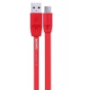 Кабель для Apple 8 pin Remax Full Speed Lighting (плоский, 1,5м, красный)