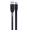 Кабель для Apple 8 pin Remax Full Speed Lighting (плоский, 1,5м, чёрный)