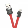 Кабель для Apple 8 pin Remax Kingkong Cable Lightning (плоский, 1м, красный)