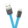 Кабель для Apple 8 pin Remax Kingkong Cable Lightning (плоский, 1м, синий)