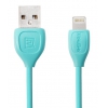 Кабель для Apple 8 pin Remax Lesu Lighting (круглый, 1м, синий)