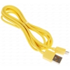 Кабель для Apple 8 pin Remax Light Cable Lightning (круглый, 1,5м, жёлтый)
