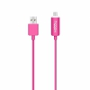 Кабель для Apple 8 pin Remax Light Cable Lightning (круглый, 1,5м, роза)