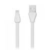 Кабель для Apple 8 pin Remax Martin Lighting (плоский, 1м, белый) [RC-028i]