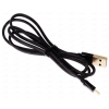 Кабель для Apple 8 pin Remax Radiance Cable for iPhone 6 (плоский, 1м, чёрный) [RC-041]