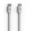 Кабель для Apple 8 pin Remax Type C (плоский, 1м, белый) [RC-037a]